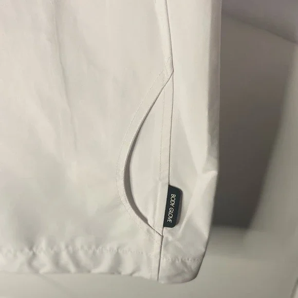Body Glove cropped rain jacket, white, size M - Picture 5 of 8